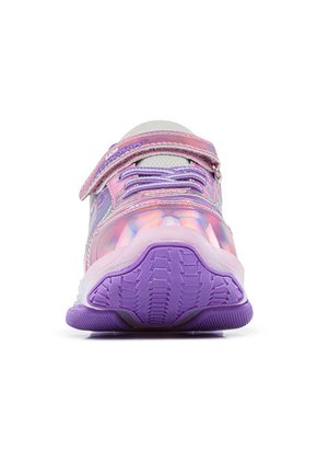 Tenis Patines Con Luces Turfi Mora-Rosa Para Niña Los Gomosos