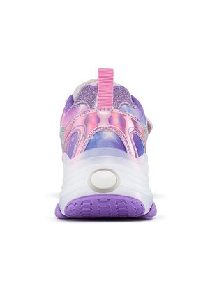 Tenis Patines Con Luces Turfi Mora-Rosa Para Niña Los Gomosos