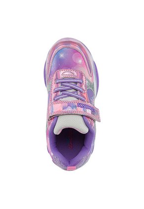 Tenis Patines Con Luces Turfi Mora-Rosa Para Niña Los Gomosos