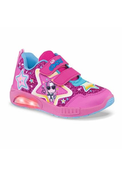 Tenis Con Luces Ponys Fucsia Para Niña Los Gomosos