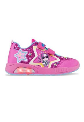 Tenis Con Luces Ponys Fucsia Para Niña Los Gomosos