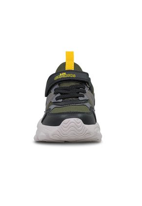 Tenis Lumar Negro-Verde Para Niño Los Gomosos