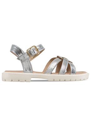 Sandalias Pauli Plata Para Niña Los Gomosos