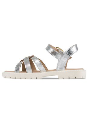 Sandalias Pauli Plata Para Niña Los Gomosos