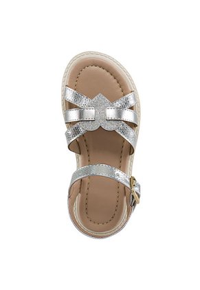 Sandalias Pauli Plata Para Niña Los Gomosos