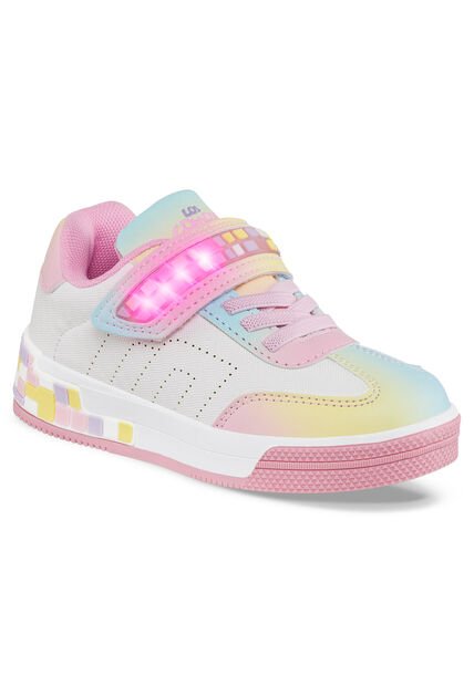 Tenis Luces Perenne Rosa Para Niña Los Gomosos