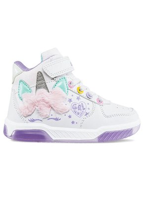 Tenis Luces Konno Blanco Para Niña Los Gomosos