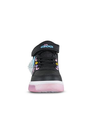 Tenis Luces Konno Negro Para Niña Los Gomosos