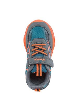 Tenis Con Luces Kenir Gris-Blanco Para Niño Los Gomosos