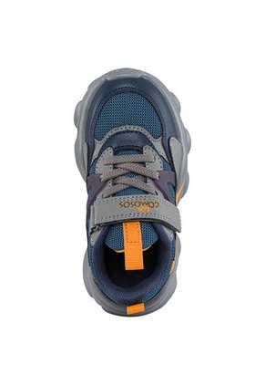 Tenis Lumar Azul O-Gris Para Niño Los Gomosos