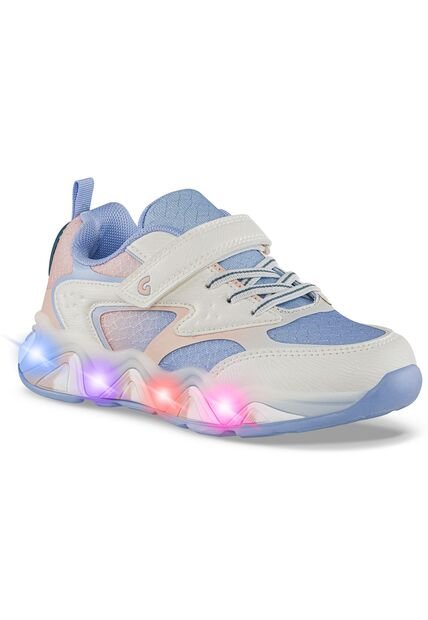 Tenis Luces Lumera Lila Los Gomosos Para Niña
