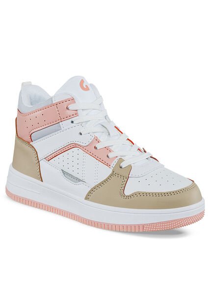Tenis Tippi Beige-Coral Para Niña Los Gomosos