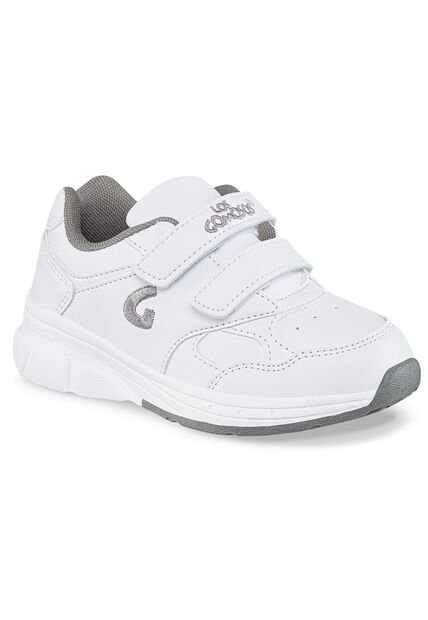 Zapatos Colegio Gomyschool V Blanco Para Niño Y Niña Los Gomosos