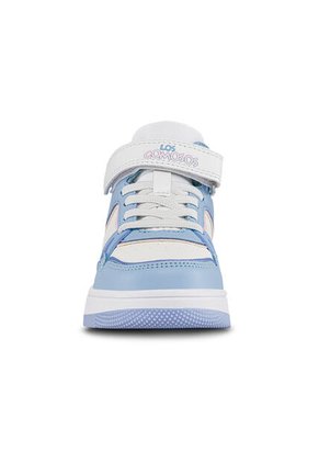 Tenis Reffor Blanco-Azul Para Niña Los Gomosos