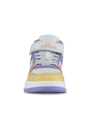 Tenis Reffor Blanco-Lila Para Niña Los Gomosos