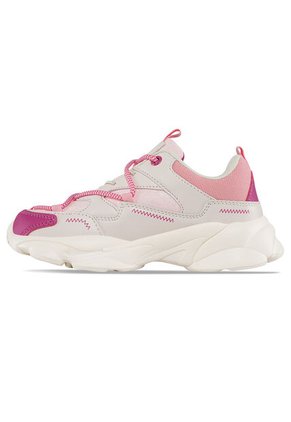 Tenis Lonar Beige-Fucsia Para Niña Los Gomosos