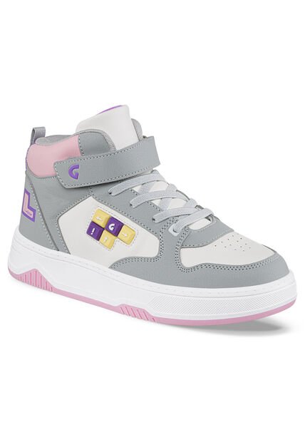 Tenis Odyl Blanco-Gris Para Niña Los Gomosos