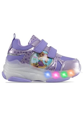 Tenis Patines Luces Zenal Mora Para Niña Los Gomosos