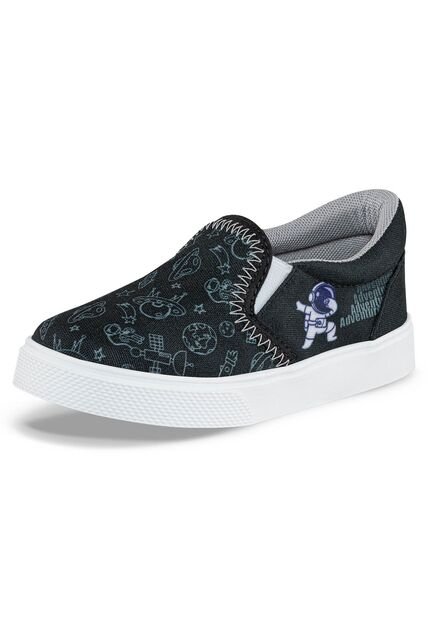 Tenis Casuales Ekel Negro Los Gomosos Para Niño