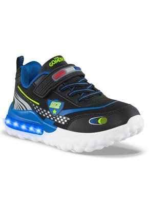 Tenis Con Luces Chitter Negro Los Gomosos Para Niño