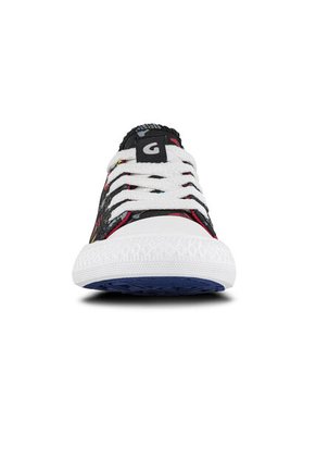 Tenis Kanzo Bajo Negro Para Niño Los Gomosos