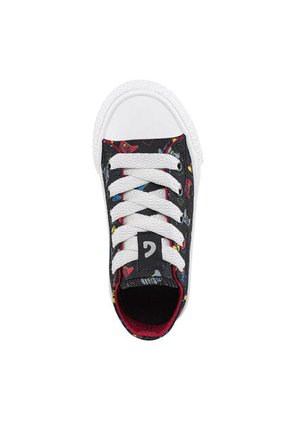 Tenis Kanzo Bajo Negro Para Niño Los Gomosos