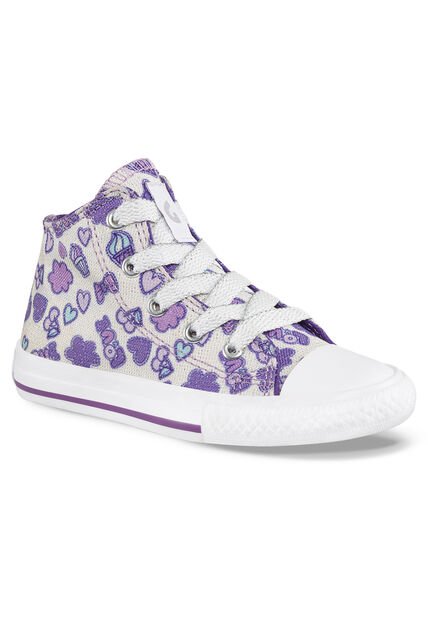 Tenis Takada Alto Lila Para Niña Los Gomosos