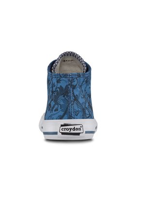 Tenis Blendin Alto Azul Para Niño Los Gomosos