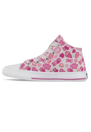 Tenis Beebe Alto Fucsia Para Niña Los Gomosos