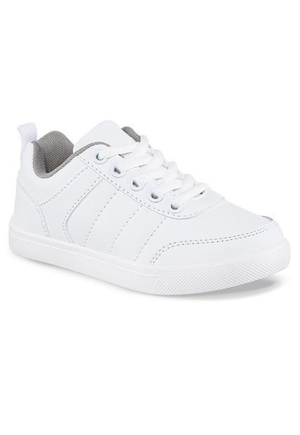 Tenis Escolares Skoly Cordon Blanco Para Niño Y Niña Los Gomosos