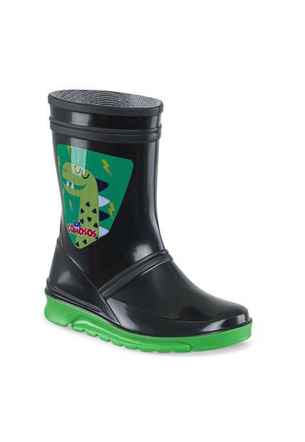 Botas De Lluvia Gaten Negro-Ver Para Niño Los Gomosos