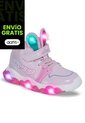 Tenis Con Luces Pidom Rosa Los Gomosos Para Niña de Los Gomosos