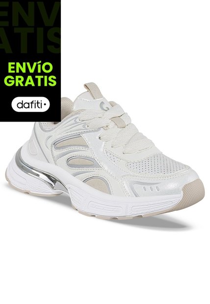 Tenis Urbanos Hawop Blanco Los Gomosos Para Niña
