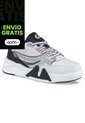 Tenis Urbanos Hopaw Blanco-Negro Los Gomosos Para Niña de Los Gomosos