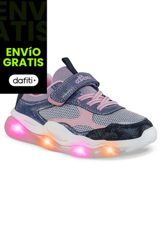 Tenis Luces Monla Azul Osc Los Gomosos Para Niña Los Gomosos
