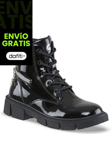 Botas Pontik Negro Los Gomosos Para Niña