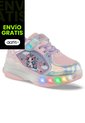 Tenis Patines Luces Relaxi Rosa Los Gomosos Para Niña de Los Gomosos