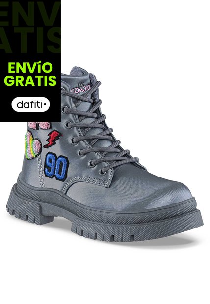 Botas Landery Gris Osc Los Gomosos Para Niña
