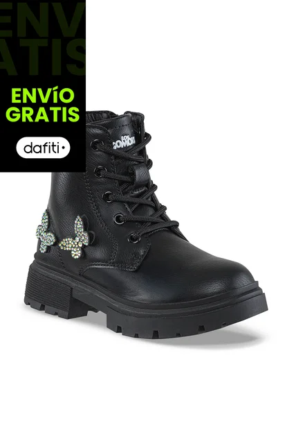 Botas Mizu Negro Los Gomosos Para Niña