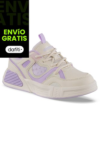 Tenis Casuales Jipot Beige-Mora Los Gomosos Para Niña Los Gomosos