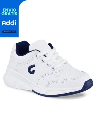 Tenis Escolares Gomyschool C New Azul Para Niño Y Niña Los Gomosos Los Gomosos