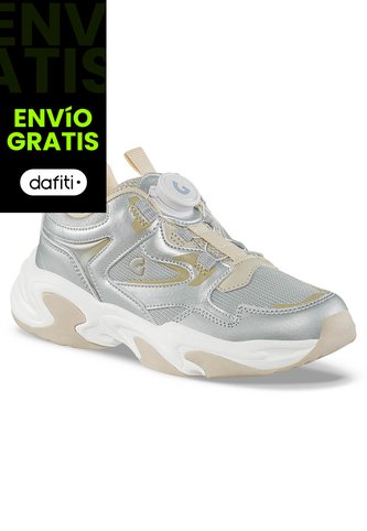 Tenis Urbanos Ganila Plata Los Gomosos Para Niña Los Gomosos