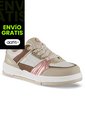 Tenis Casuales Matik Blanco-Beige Los Gomosos Para Niña de Los Gomosos