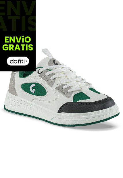 Tenis Casuales Endolo Blanco Los Gomosos Para Niño