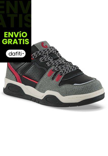 Tenis Urbanos Dracuel Negro Los Gomosos Para Niño