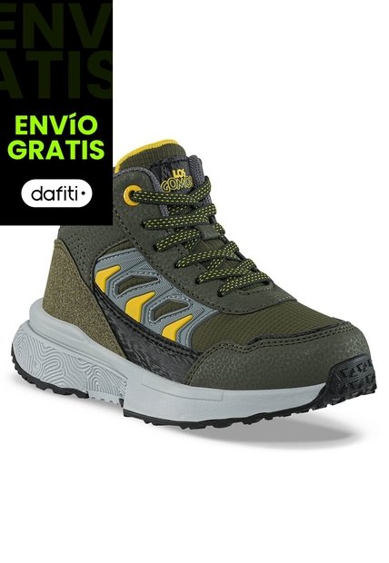 Tenis Urbanos Melar Verde Osc Los Gomosos Para Niño