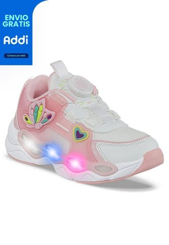 Tenis Con Luces Zadom Rosa Los Gomosos Para Niña Los Gomosos