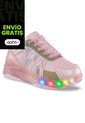 Tenis Patines Luces Tiff Rosa Los Gomosos Para Niña de Los Gomosos