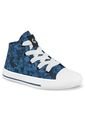 Tenis Blendin Alto Azul Para Niño Los Gomosos de Los Gomosos