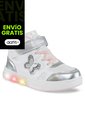 Tenis Luces Nubi Blanco-Rosa Los Gomosos Para Niña de Los Gomosos
